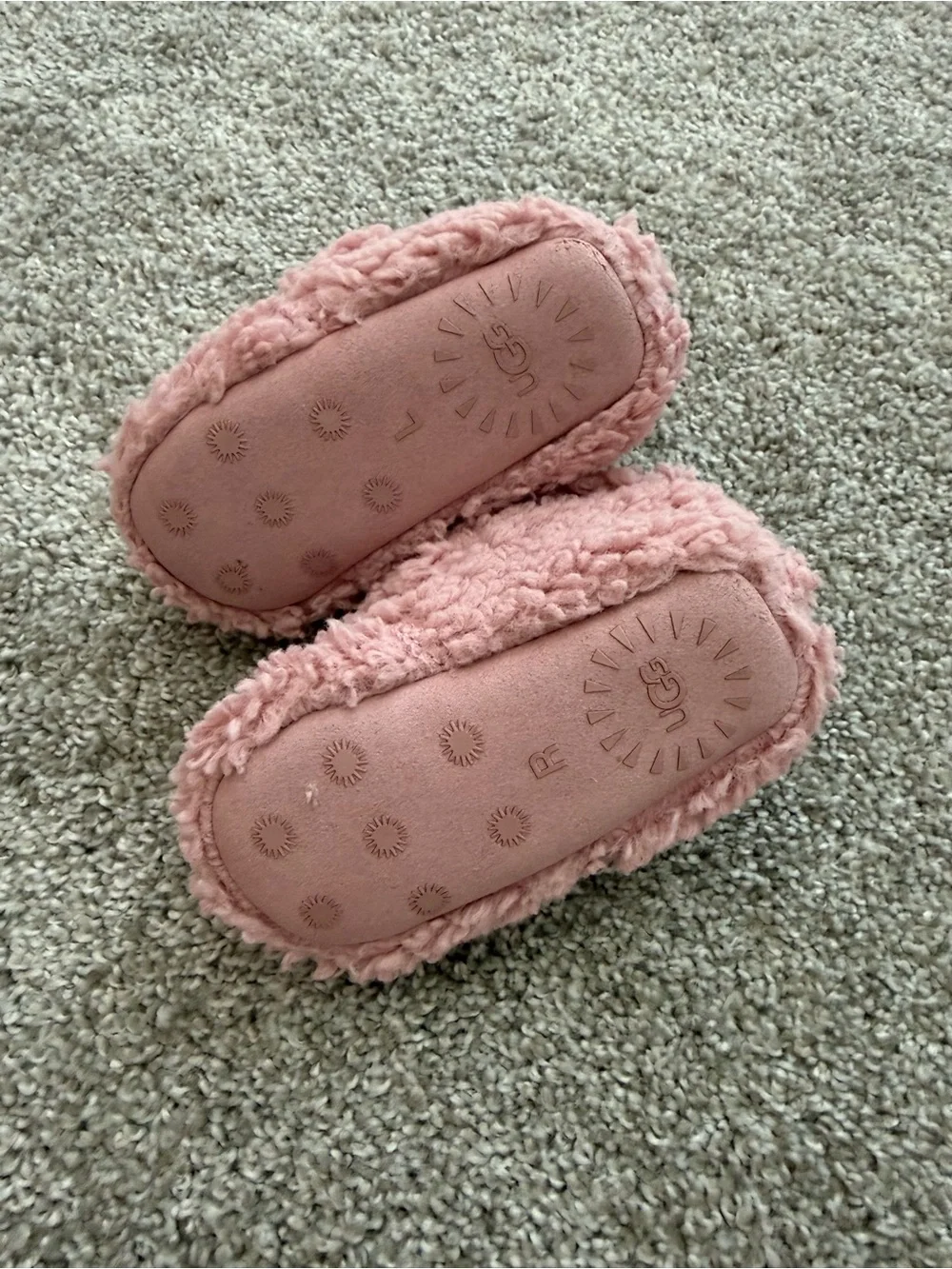 UGG Rose Pink Baby Girl Slippers